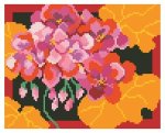 (image for) Vivid Geraniums Big Stitch